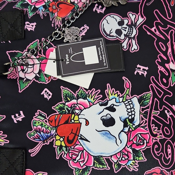 Ed Hardy NWT " MINA" Tote Bag - Picture 2 of 8